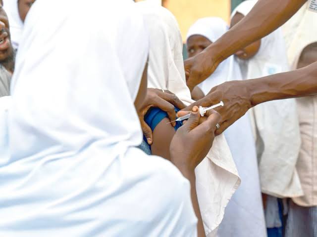 Malnutrition vaccination campaign for children in Bauchi, Nigeria.