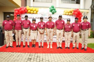Nigerian Immigration personnel at SERVICOM customer service training.