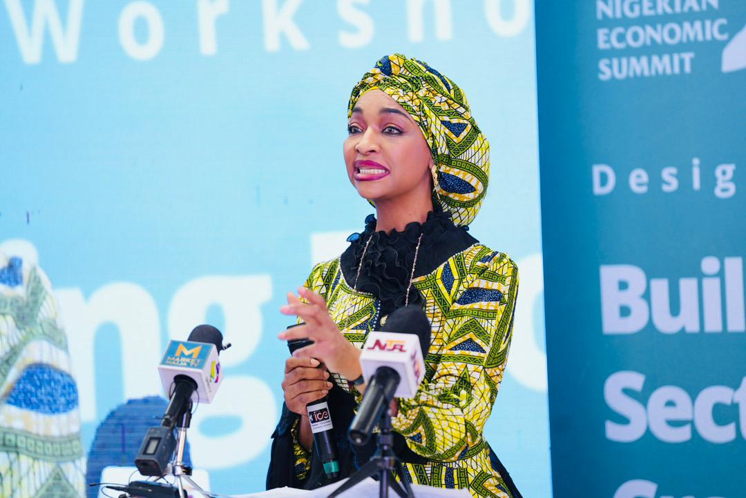 Nigerian minister speaks at summit on boosting Nigeria's creative economy growth.